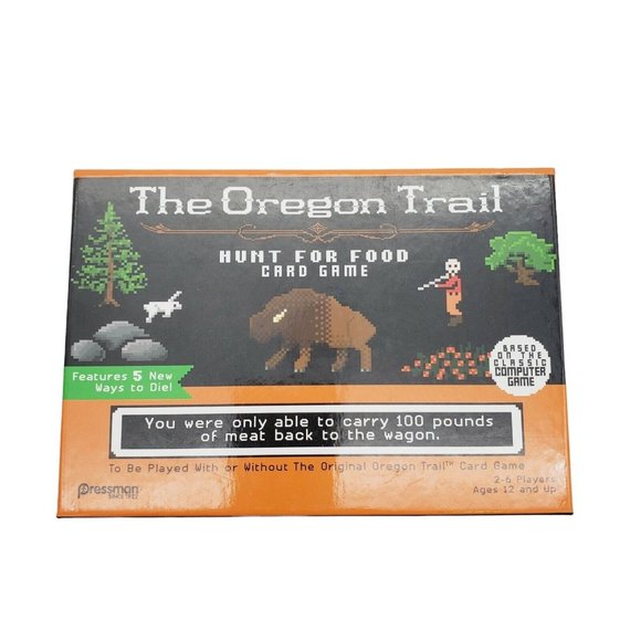 Pressman Games The Oregon Trail Card Game And Hunt For Food